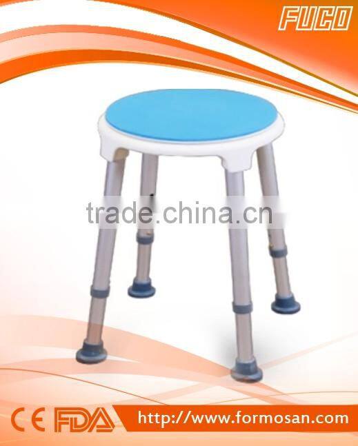 DELUXE PORTABLE FOLDING Bath safety shower chair with backrest and EVA padded seat hot sale in Japan