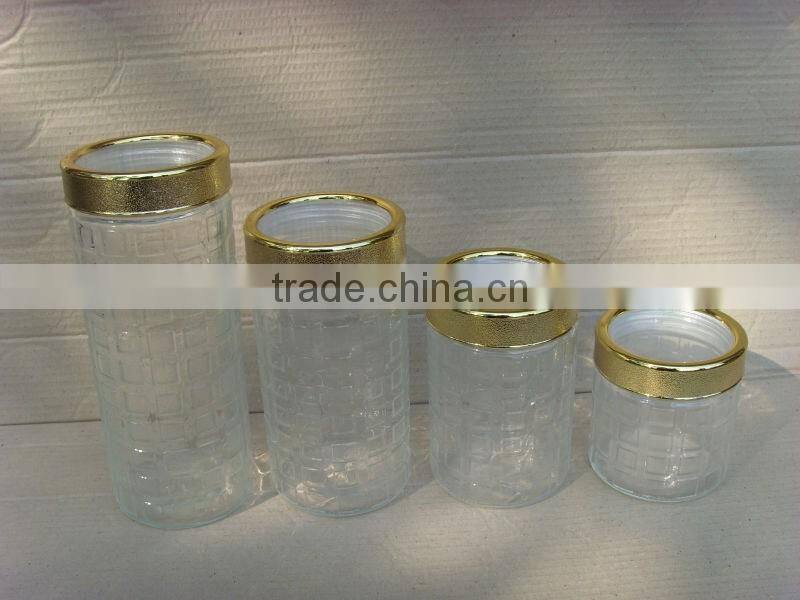 hot sale glass jar / storage glass jar