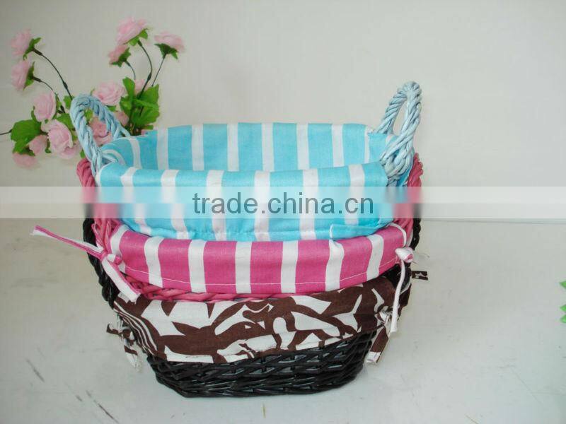 high quality hande made wicker bread basket
