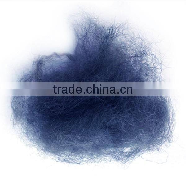 1.5D Recycled Polyester Staple Fiber 38mm Length in colored for carpet