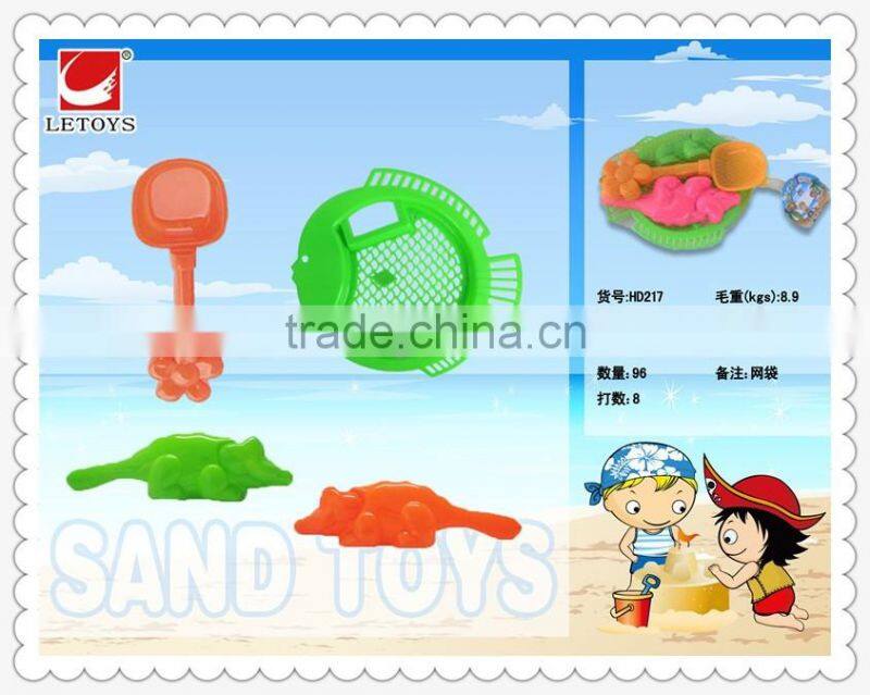 factory supply eco plastic summer sand toys 4PCS set for kids