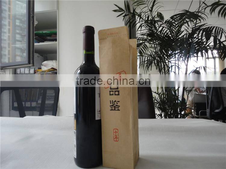 Small kraft paper wine bags