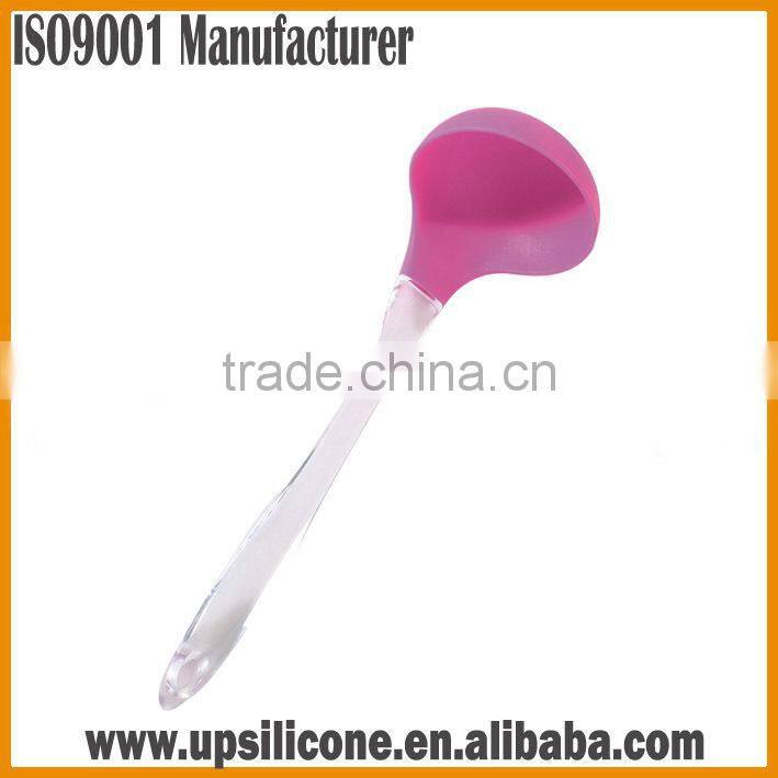 different types of soup ladle silicone ladle nessie ladle with nylon handle