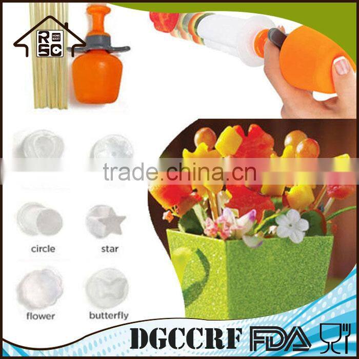 Kitchen Tool Plastic Food Creation Easy Using Fruit Decoration Different Mold As Seen On TV