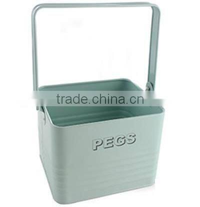 Metal Peg Bucket
