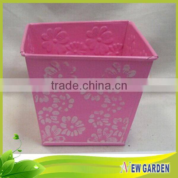 Different Sizes/Shapes Office Desk Flower Pots In Colorful Customize Design