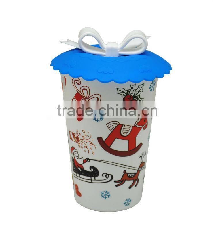 Bamboo Fiber Coffee mug with silicone band
