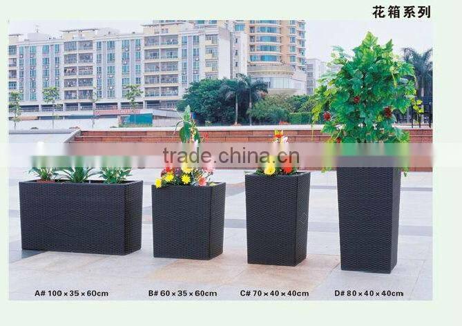 Garden furniture,Outdoor rattan/wicker Flowerpot (BF10-R05)
