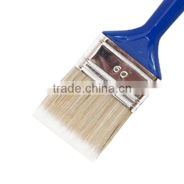50mm Blue Plastic Handle White Mixer Bristle Pennelli Per Dipingere