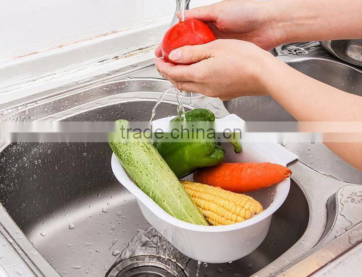 PP plastic hanging sink drain basket for kitchen