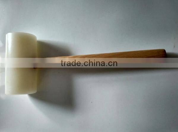 white nylon mallet hammer rubber mallet hammer 55mm