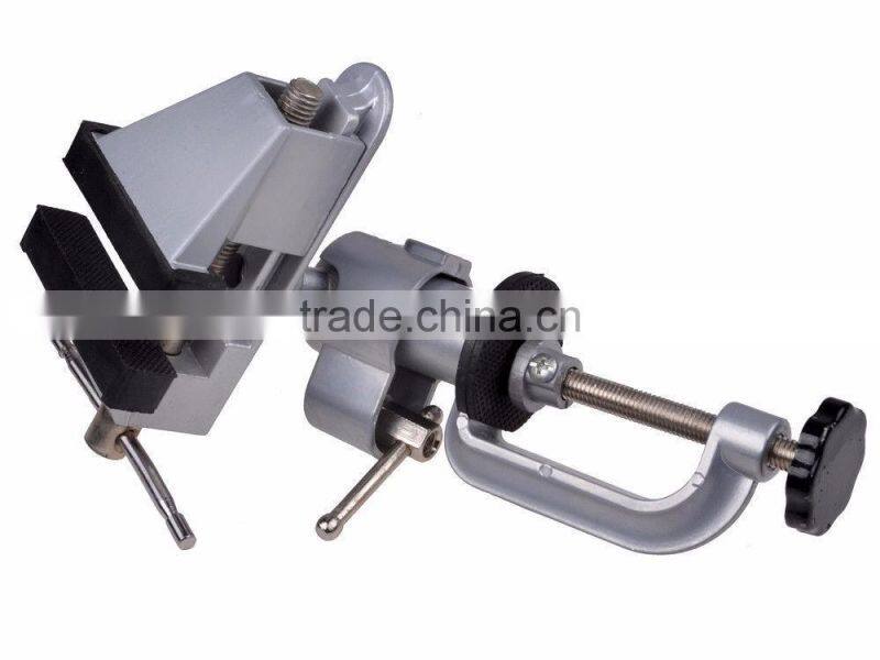 Table Bench Vise Work Bench Clamp Swivel Rotated Vice Hobby Craft Repair Tool