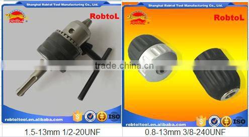 1.0-13mm JT33 Spanner drill chuck clamp Mini electric keyless keytype keyed self tighten light heavy duty