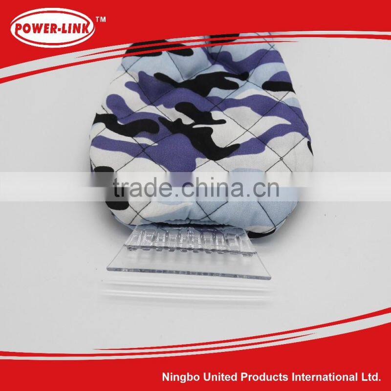 Fashion camouflage ice scraper glove ice scraper glove