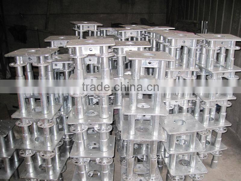 Ringlock scaffolding accessory diagonal brace cast steel head