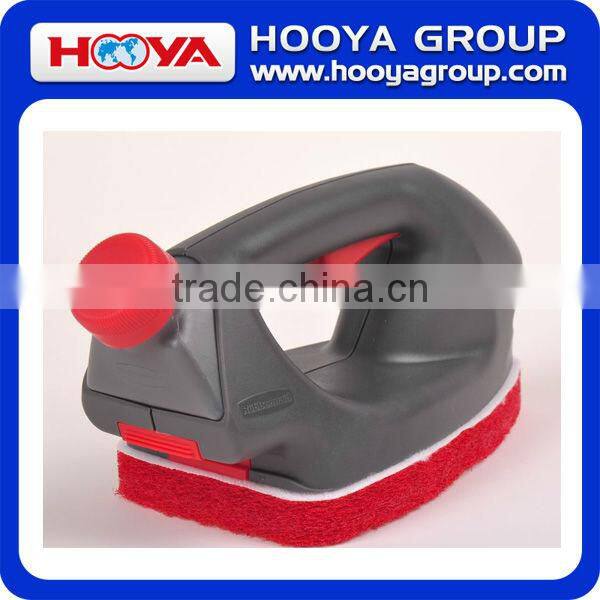 Motor Spray Scrubber with non-scratch scouring pad