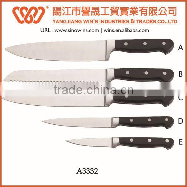 A3302-1 Great Style 5pcs Stainless Steel Knife Set