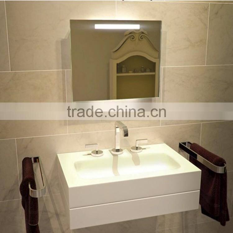 Oval Shaped Led Smart Mirror Bathroom with TV and Bluetooth Functions