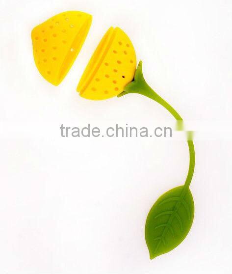 2012 Novel design food grade, enviroment and eco-friendly silicone mesh tea infusion bag