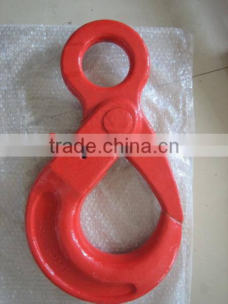 G80 Eye Self-locking Safety Hook/Self Locking Eye Hook