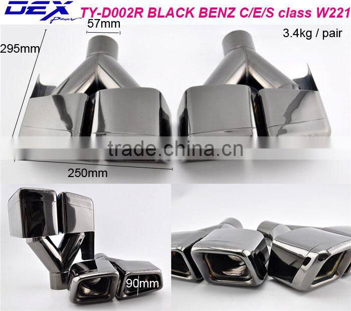 auto exhaust tip for ben z amg C/E/S class w221