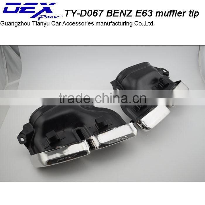 DEX TianYu hot sale car accessories tuning b-enz amg e63 exhaust muffler tip
