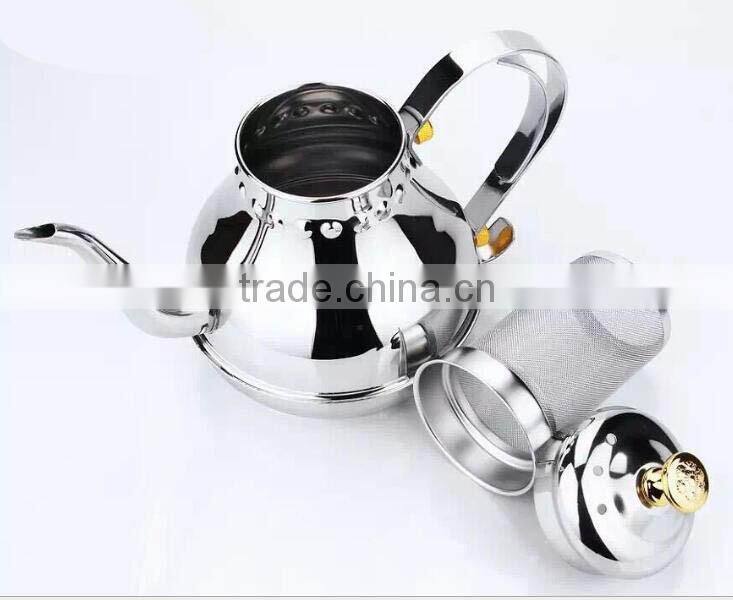 Elegant home stainless steel hand drip coffee kettle