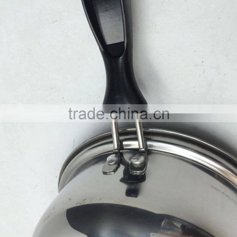 Kitchen Utensil stainless steel double bottom health milk pot