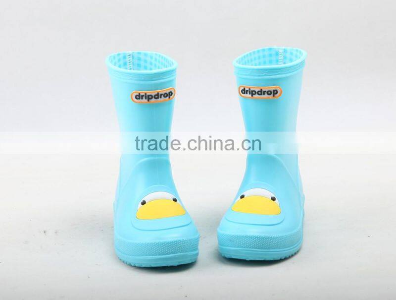 New Style Cute Kids Children Wellington Boots PVC Rubber Rain Boots
