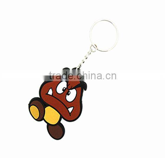 Custom Design Shaped 3D Soft Plastic Rubber PVC Keychain
