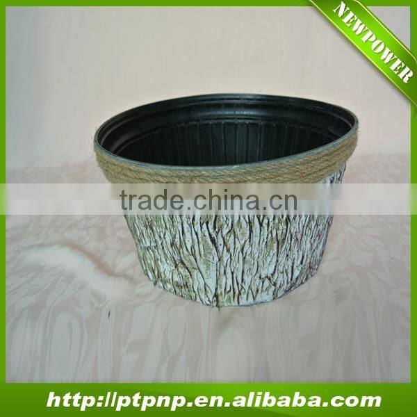 Tree design iron garden flower pot