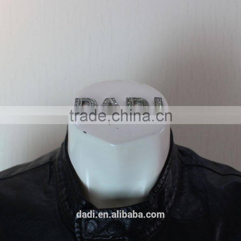 2015 New Style Black Mens Genuine Leather Jacket