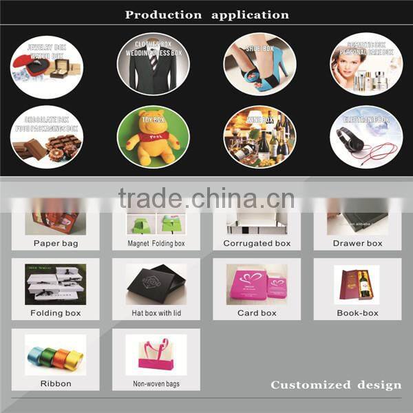 Black Man Suit Box With Logo Hot White Embossing ,Customized Size Flat Packaging Box For Garments