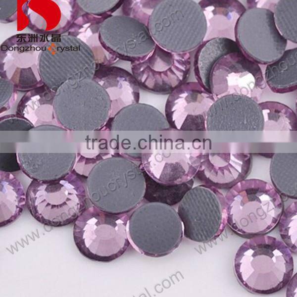 Machine cut flat back crystal DMC hot fix rhinestone