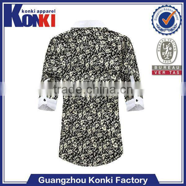 females 70% cotton 30% poly plaid shirt