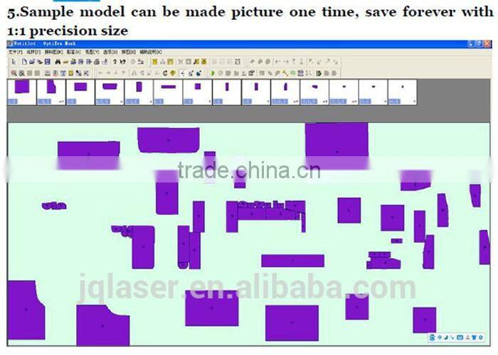 hot-sale fabric cutting equipment CO2 laser 80W/100W made in china