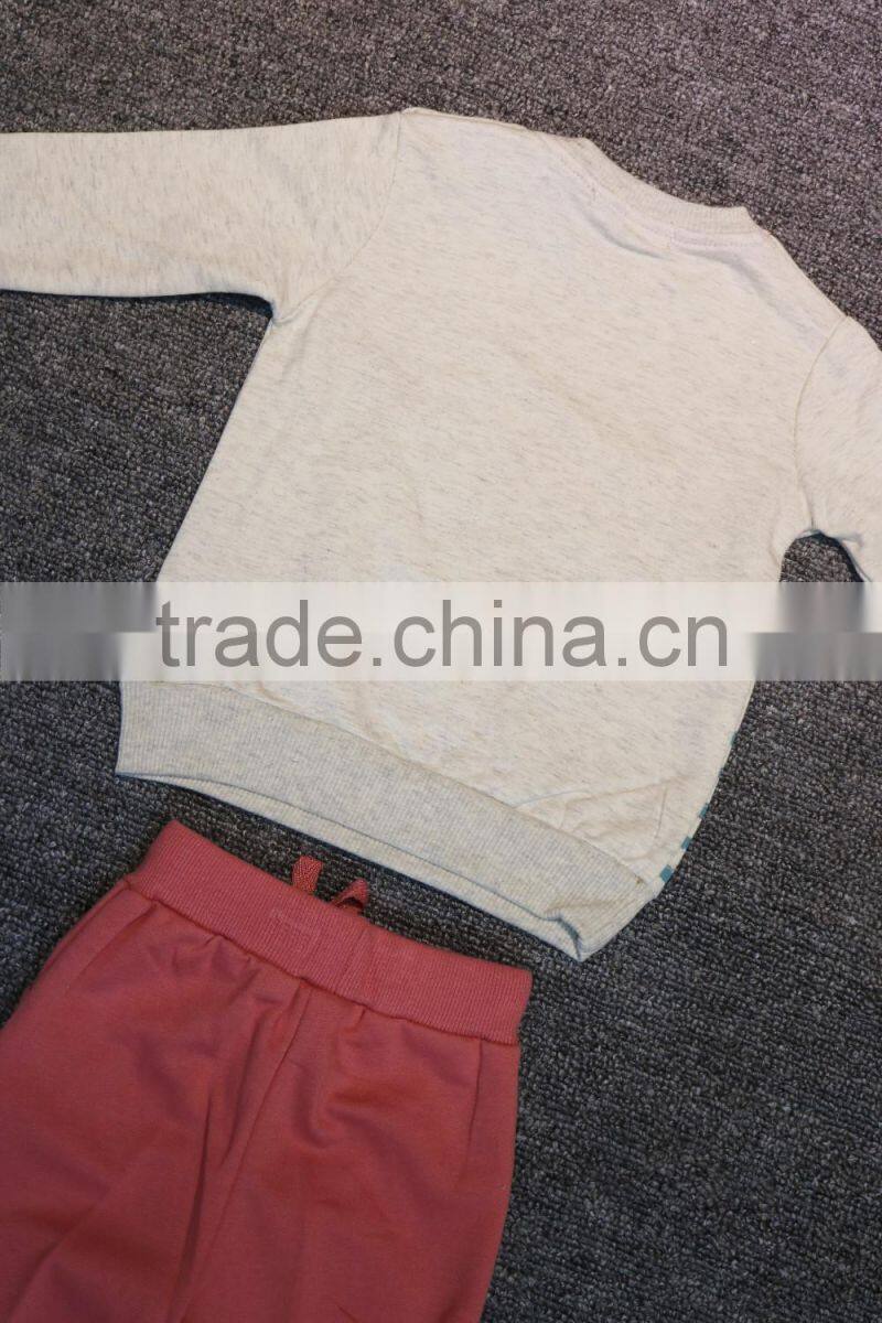 Winter Girl Clothing Set Two Piece Cotton Top Fashion Suits