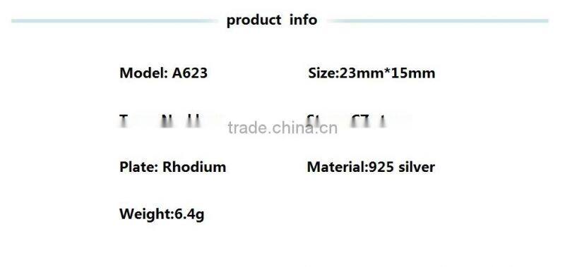 925 silver Unique chain snowflake diamond pendant necklace