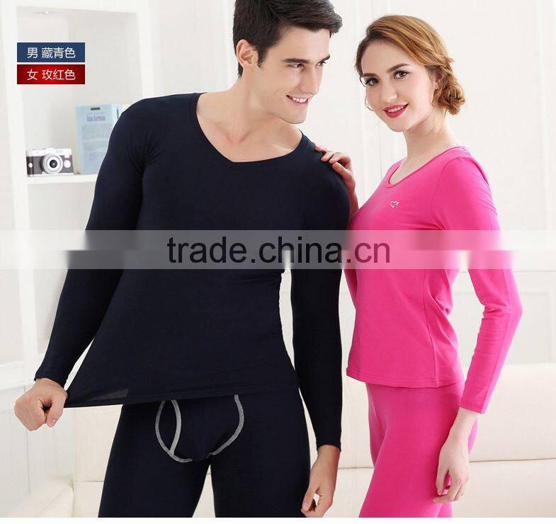 v-neck long johns underwear