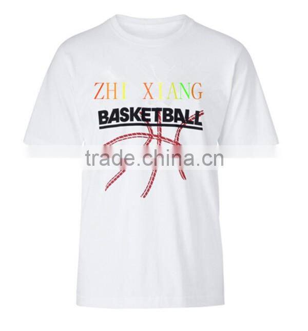 Wholesale cheap custom logo design for basketball t-shirt