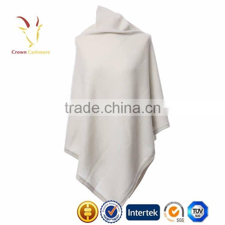 Shawl Collar Style Womens Cashmere Capes and Ponchos