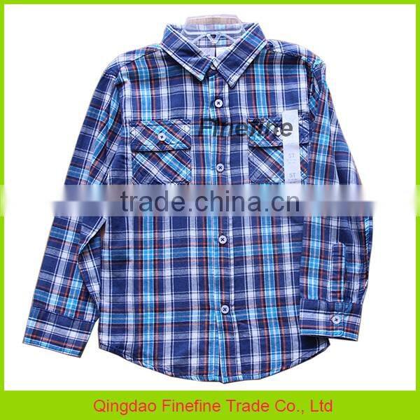 Cotton baby children's flannel shirt
