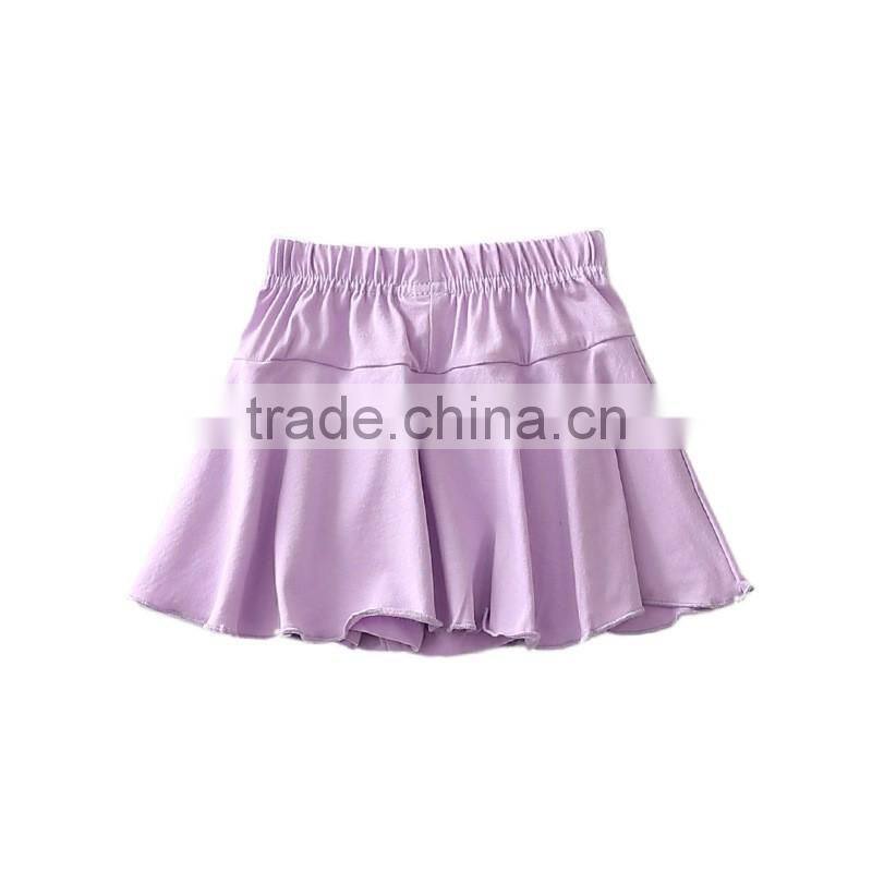 hot latest girls fashion summer casual childrens culotte skirts