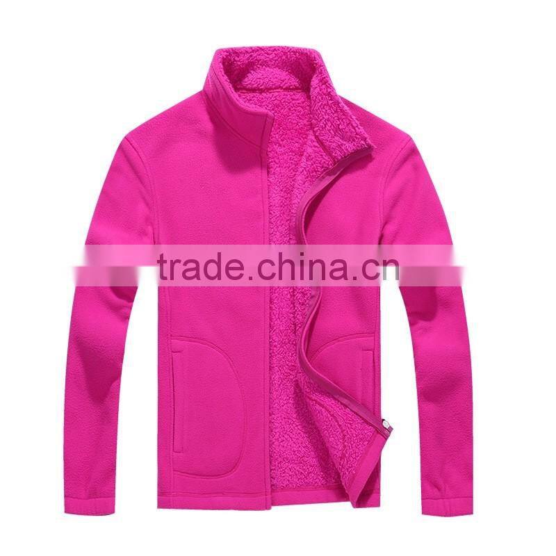 custom windbreaker cheap fleece jacket for women