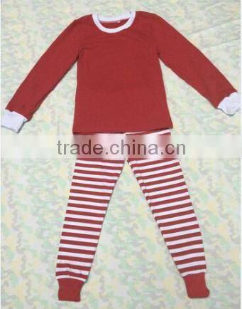 2017 new arrival christmas baby clothing little teenage kid child boys girls pajamas red pjs Kids Christmas Pajamas