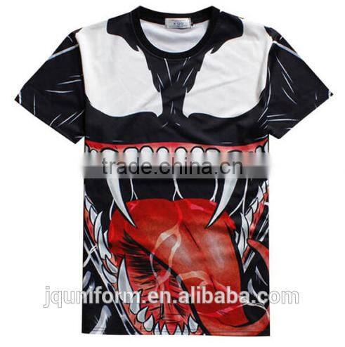 Wholesale Custom All Over Digital Dye Sublimation T-shirt Printing