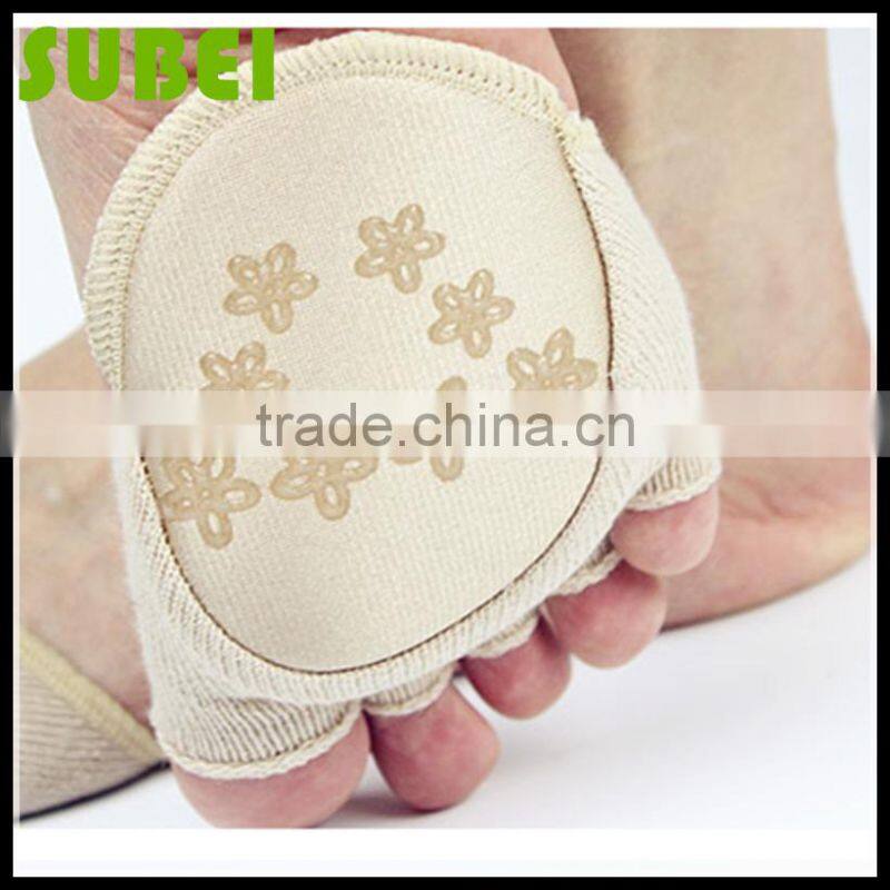 Japanese women five finger summer socks,lady anti-slip open toe half cotton socks