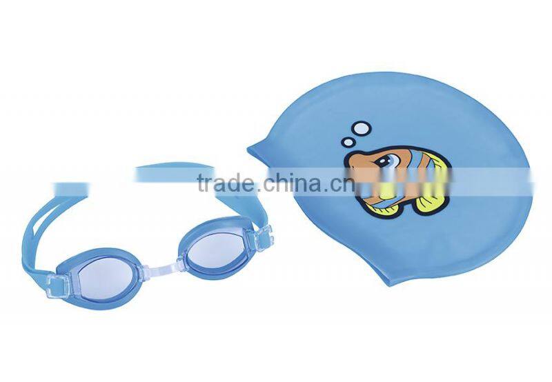 Bestway Cartoon Goggles Swimming Cap Suits