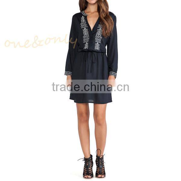 Woman embellished middle east tunic dress