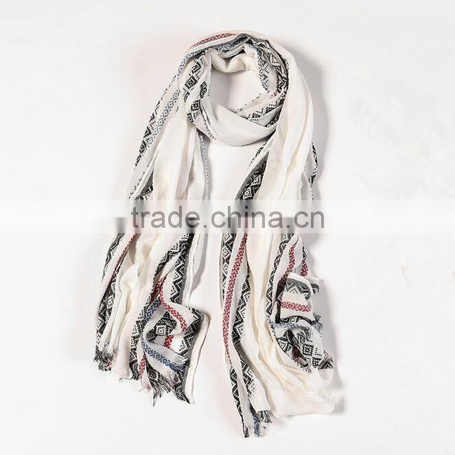 New women fashion jacquard scarf lady soft winter autumn ethnic scarves shawl